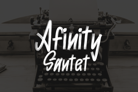 Afinity Santet: A Handwritten Font That Makes Your Brand Feel Human
