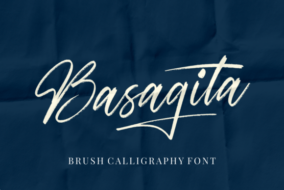 Basagita: A Handwritten Script Font for Editorial Elegance