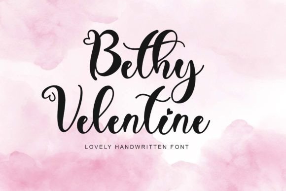 Bethy Valentine: A Handwritten Font That Elevates Digital Branding