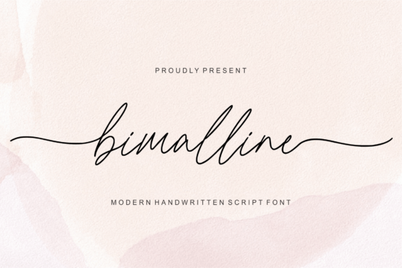 Bimalline: A Handwritten Font That Makes Your Brand Feel Human