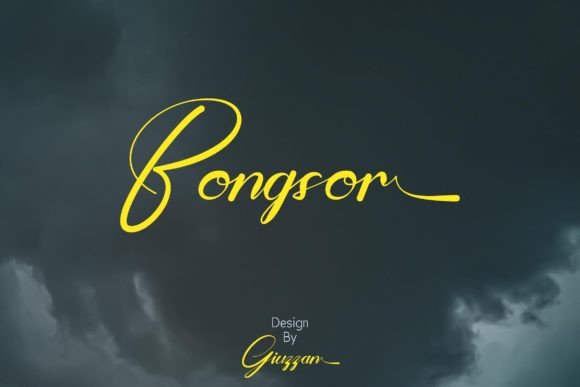 Bongsor: A Handwritten Font That Feels Like Your Signature