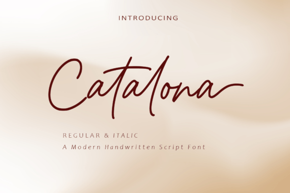Catalona: A Handwritten Script Typeface That Feels Human