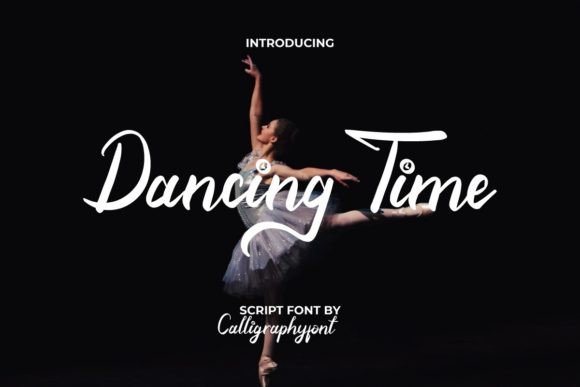 Dancing Time Font: A Graceful Script for Real Business Branding