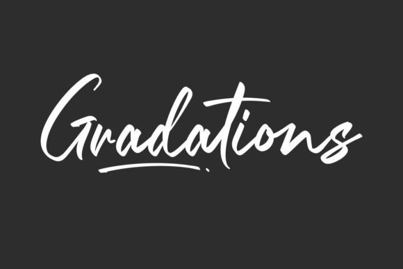 Gradations Font: A Sleek Calligraphy Script for Brand Moments