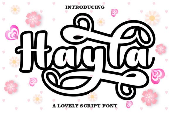 Hayla Outline: A Handwritten Font That Makes Campaigns Feel Human