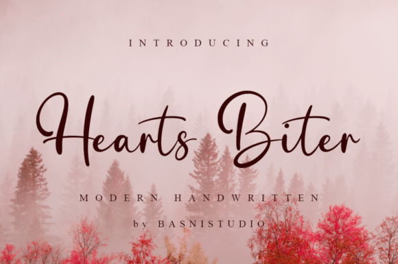 Hearts Biter: A Handwritten Font That Earns Its Place in Real Campaigns