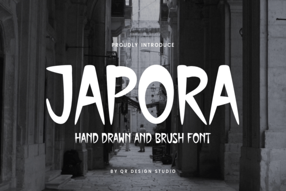 Japora: A Brush Script Font for Distinctive Web Branding