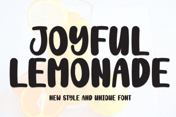 Joyful Lemonade: A Friendly Handwritten Font for Digital Brands