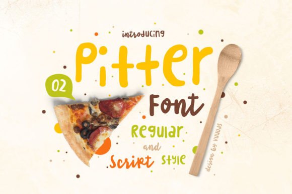 Pitter: A Casual Script Font That Converts Scroll Into Stop