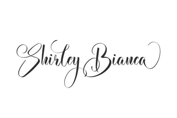 Shirley Bianca: An Elegant Script Font for Handmade Labels & Printables