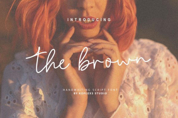 The Brown Handwriting Script Font for Brand Warmth