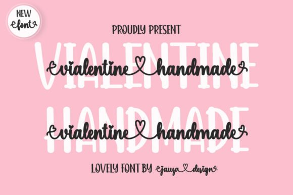 Vialentine Handmade: A Friendly Script Font for Small Business Branding