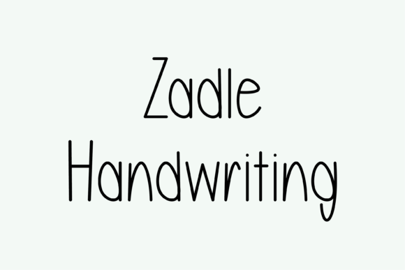 Zadle: A Friendly Handwritten Font for Warm, Authentic Branding